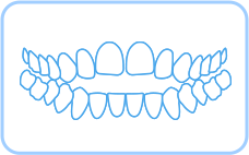 앞니가 서로 물리지 않는 경우